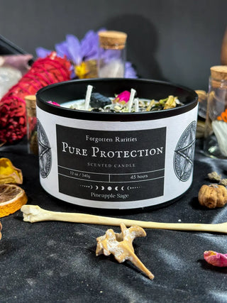 Pure Protection – Hand-Poured Soy Candle 🛡️✨