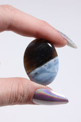 Blue Opal Cab (Drilled)