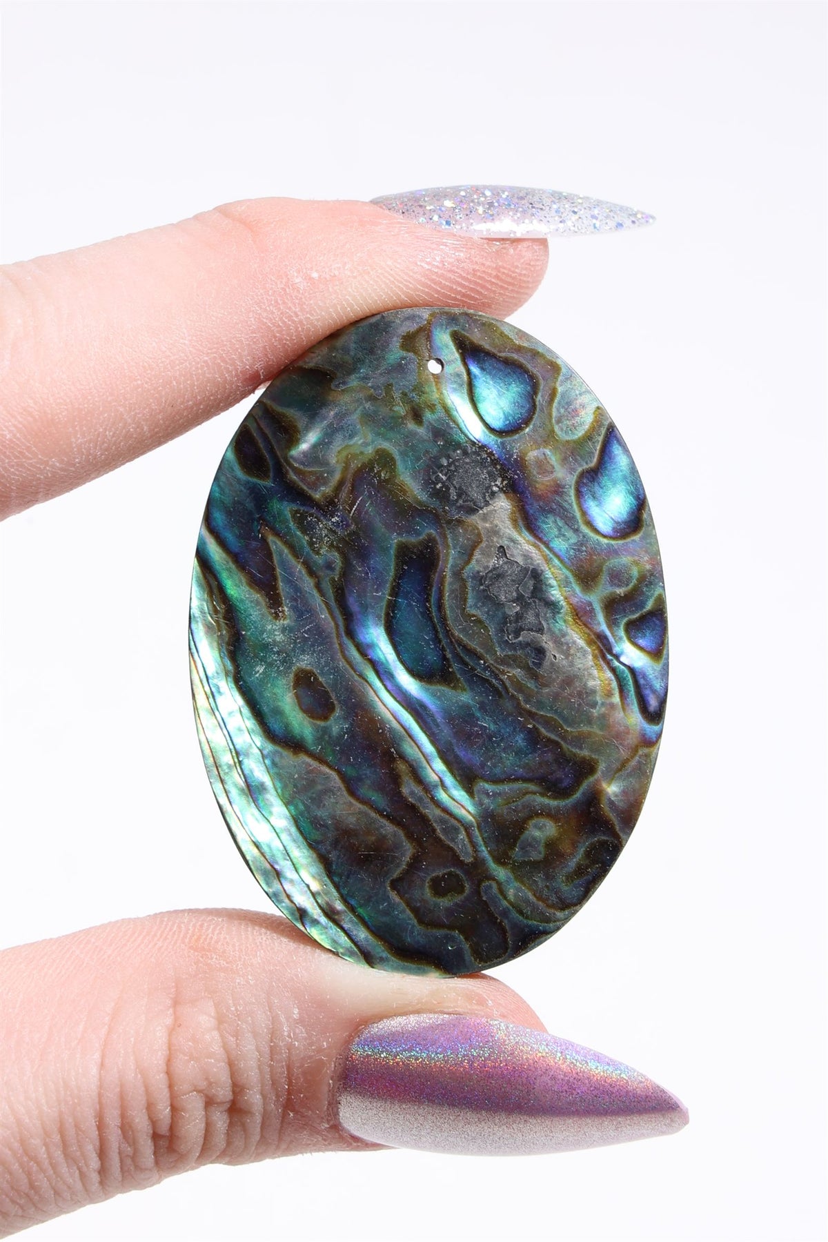 Abalone Shell Cab (Drilled)