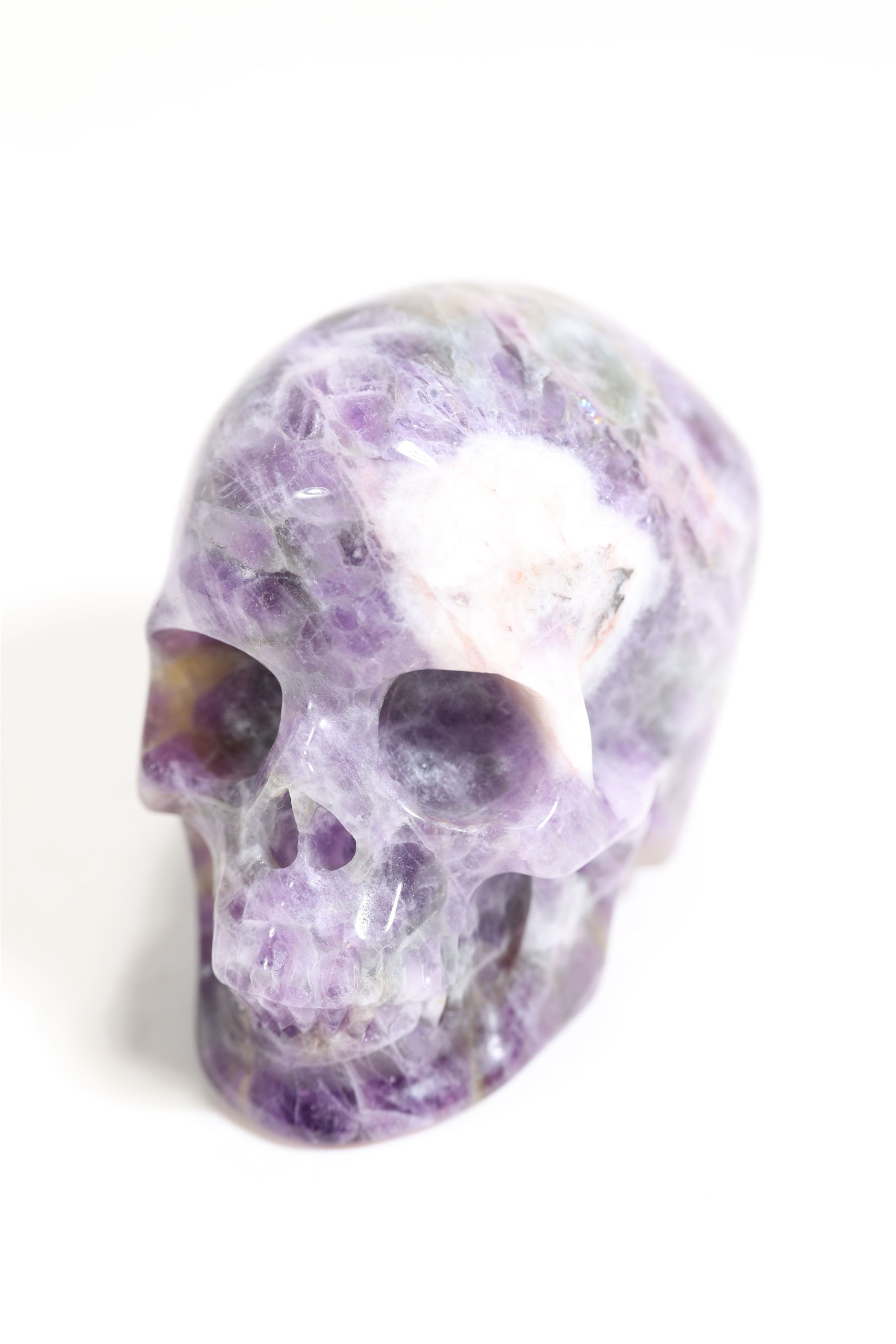 Chevron Amethyst 2" Skull - Forgotten Rarities