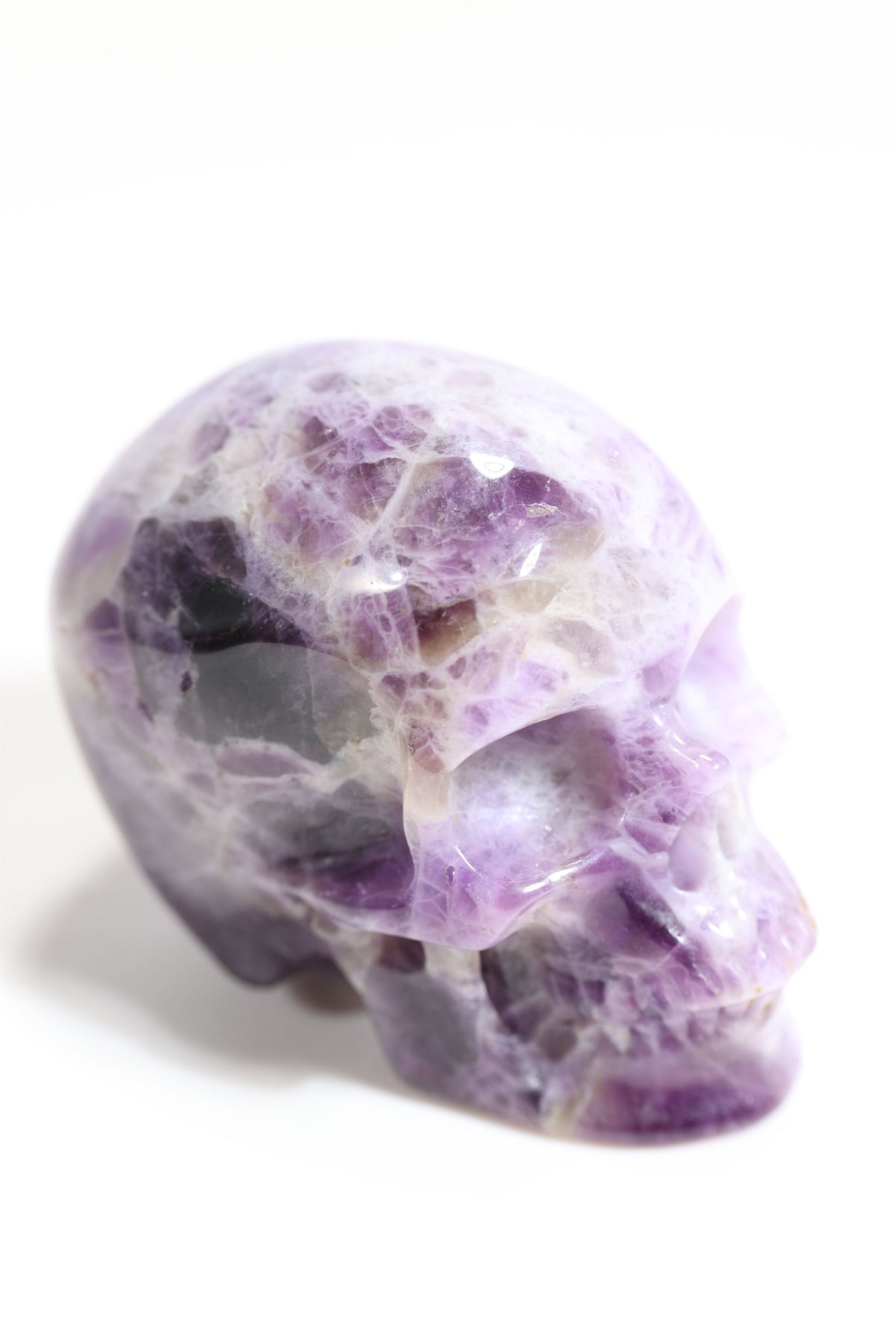 Chevron Amethyst 2" Skull - Forgotten Rarities