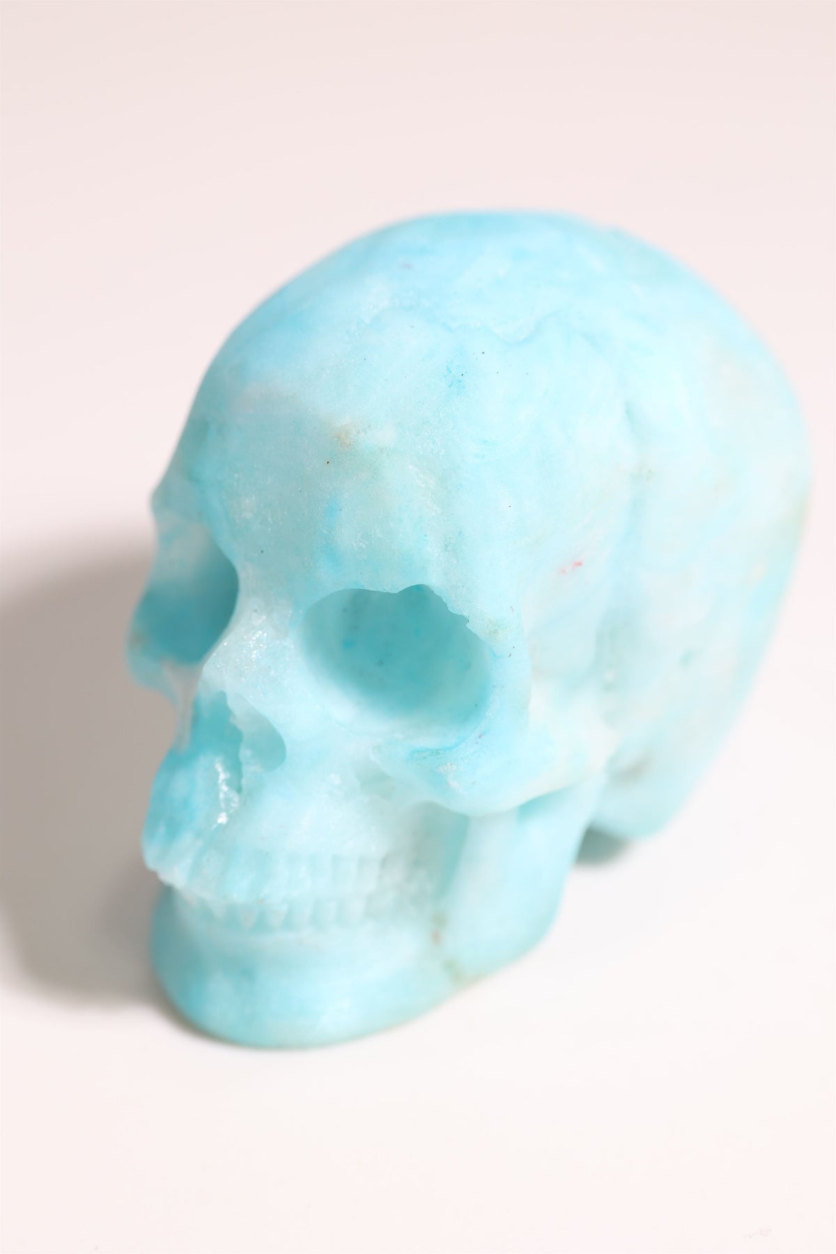 Blue Aragonite 2" Skull - Forgotten Rarities