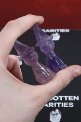 Purple Fluorite Magic Cat