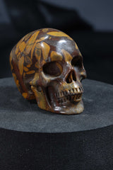 Bamboo Stone Skull Carving