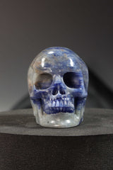 Sodalite Skull Carving