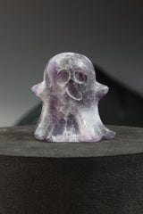 Amethyst Spooky Ghost Carving