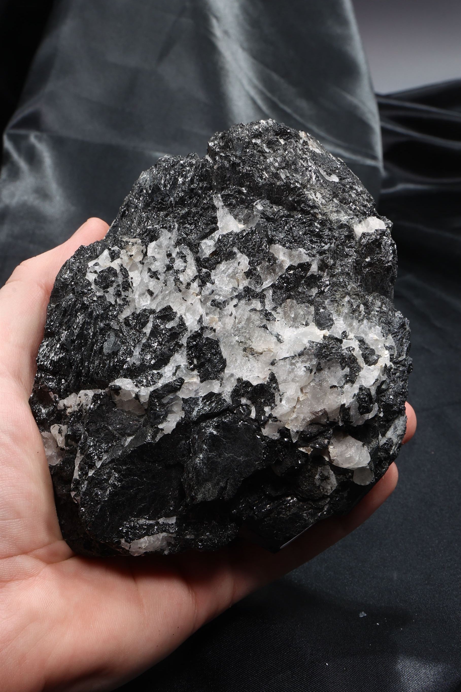 Black Tourmaline Cluster | Medium