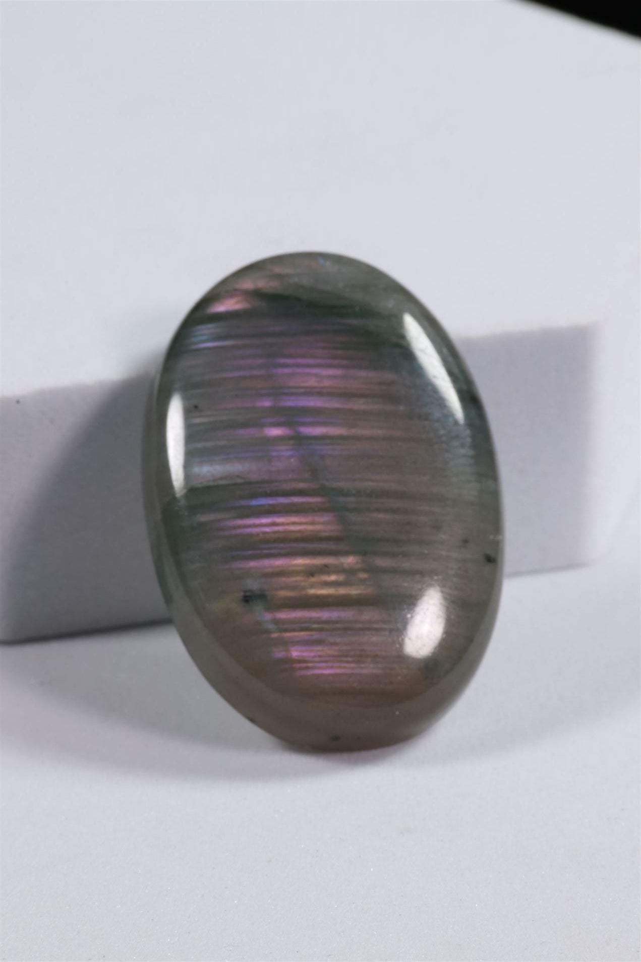 Pink Labradorite Cab - Oval Cabochon