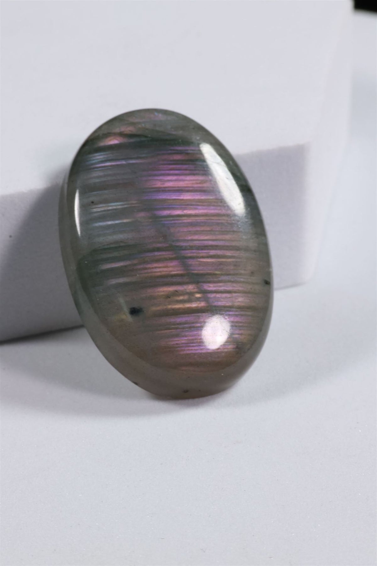 Pink Labradorite Cab - Oval Cabochon