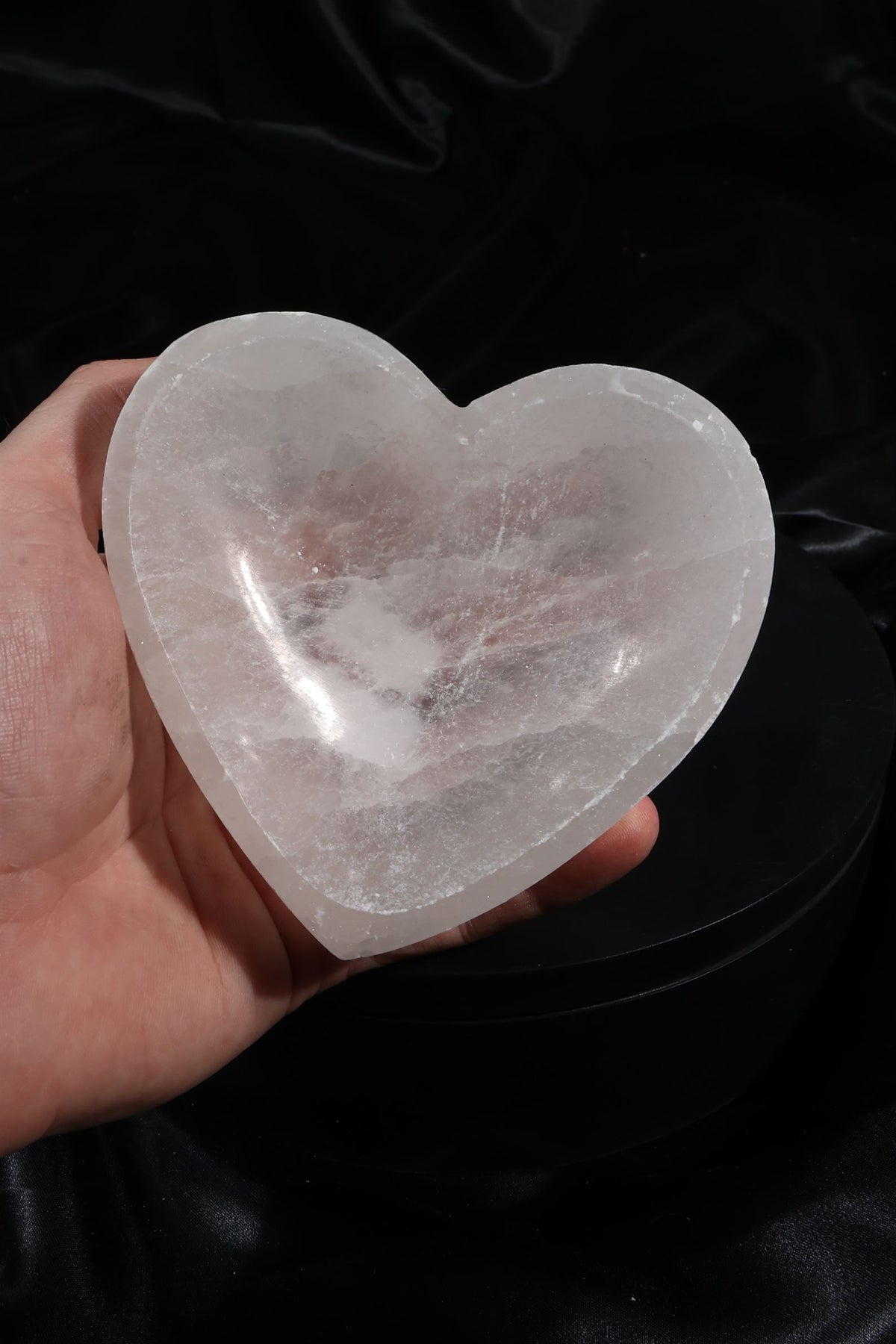 Selenite Bowl | Heart Shape