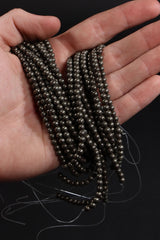 Pyrite Bead Strand