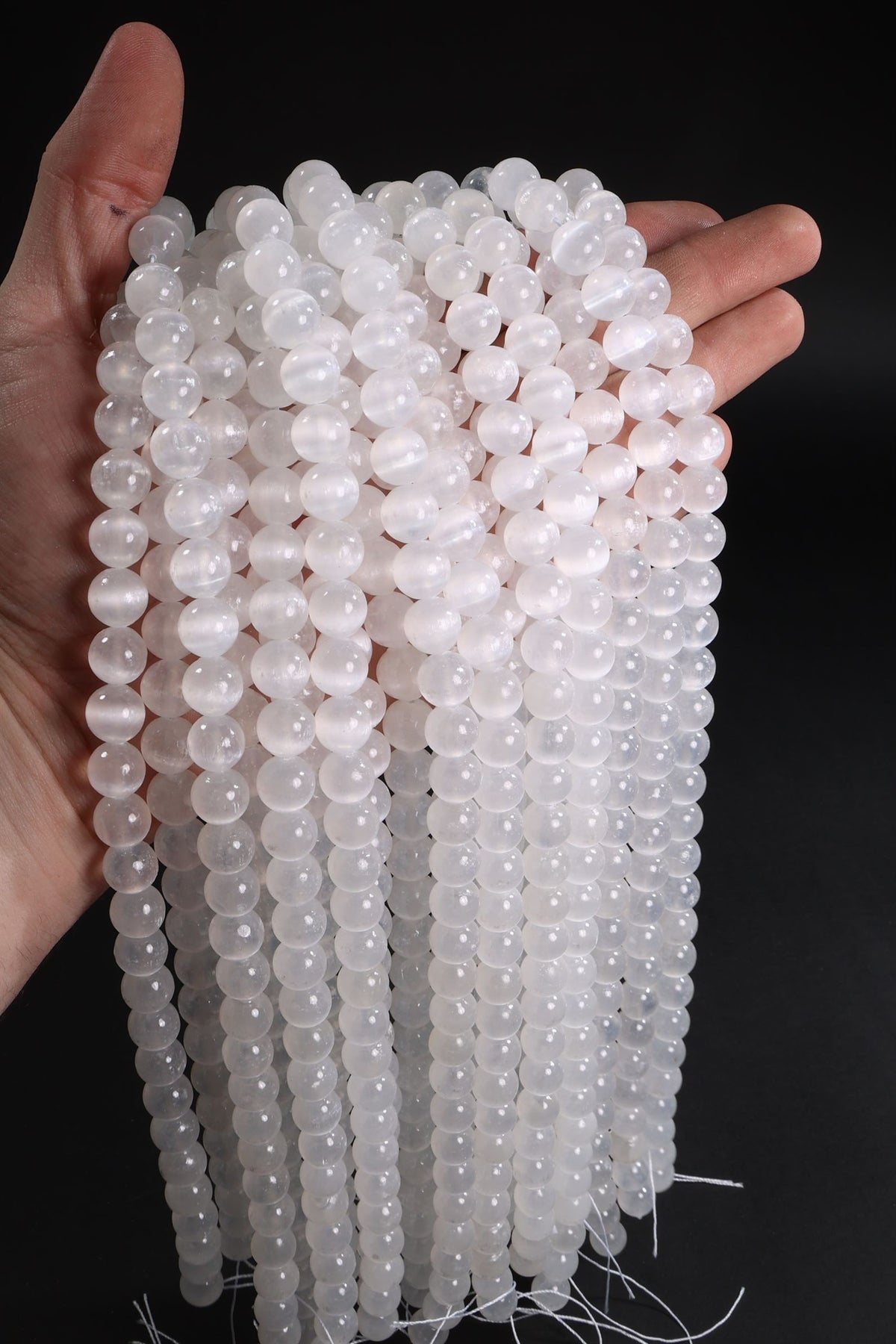 Selenite Bead Strand