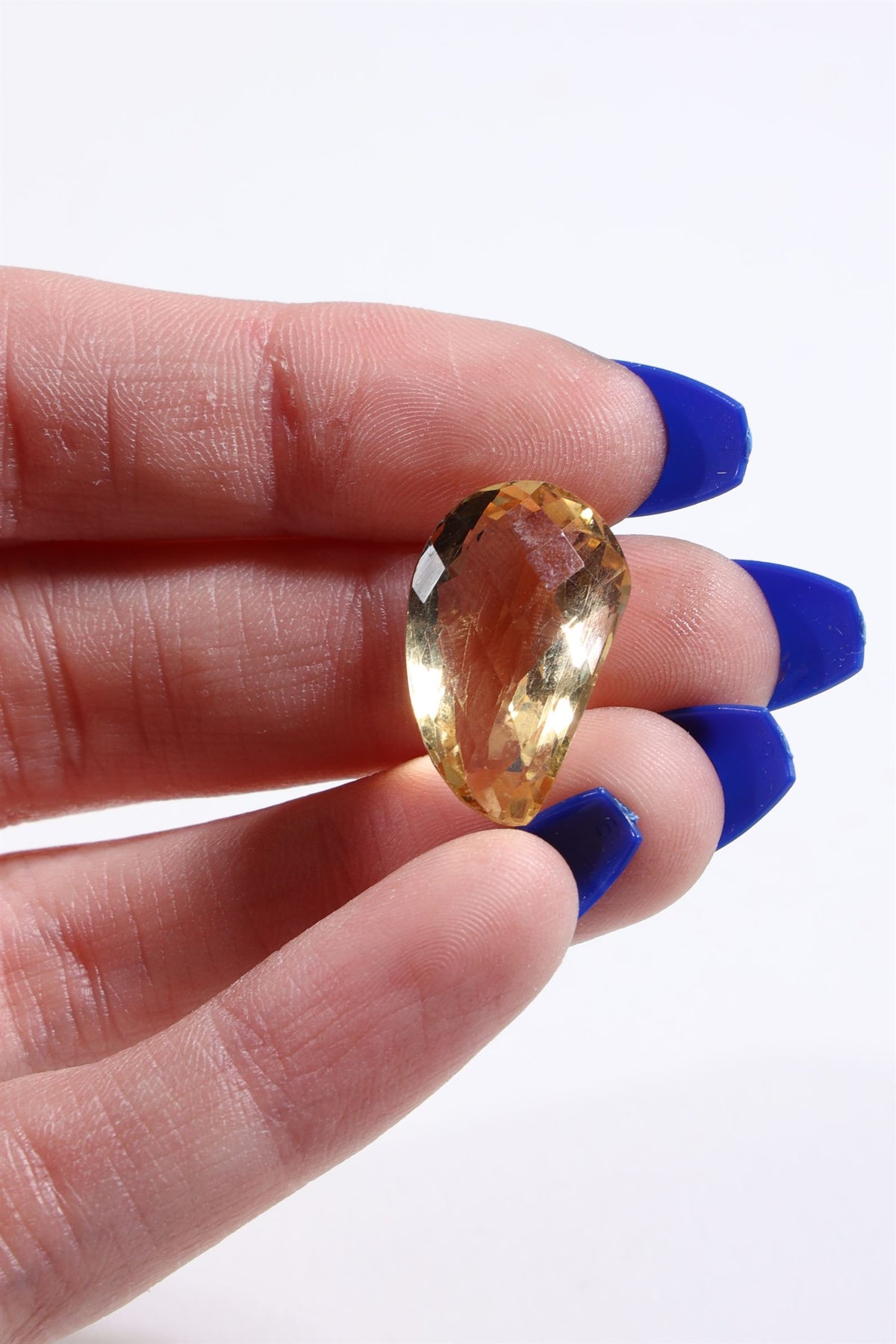 Faceted Citrine Cab