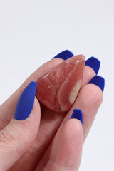 -AA GRADE - Rhodochrosite Cab (Drilled)