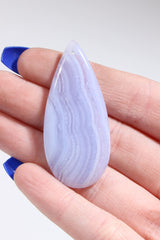 Blue Lace Agate Cab (Drilled)