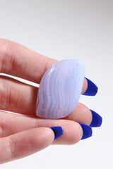 Blue Lace Agate Cab (Drilled)