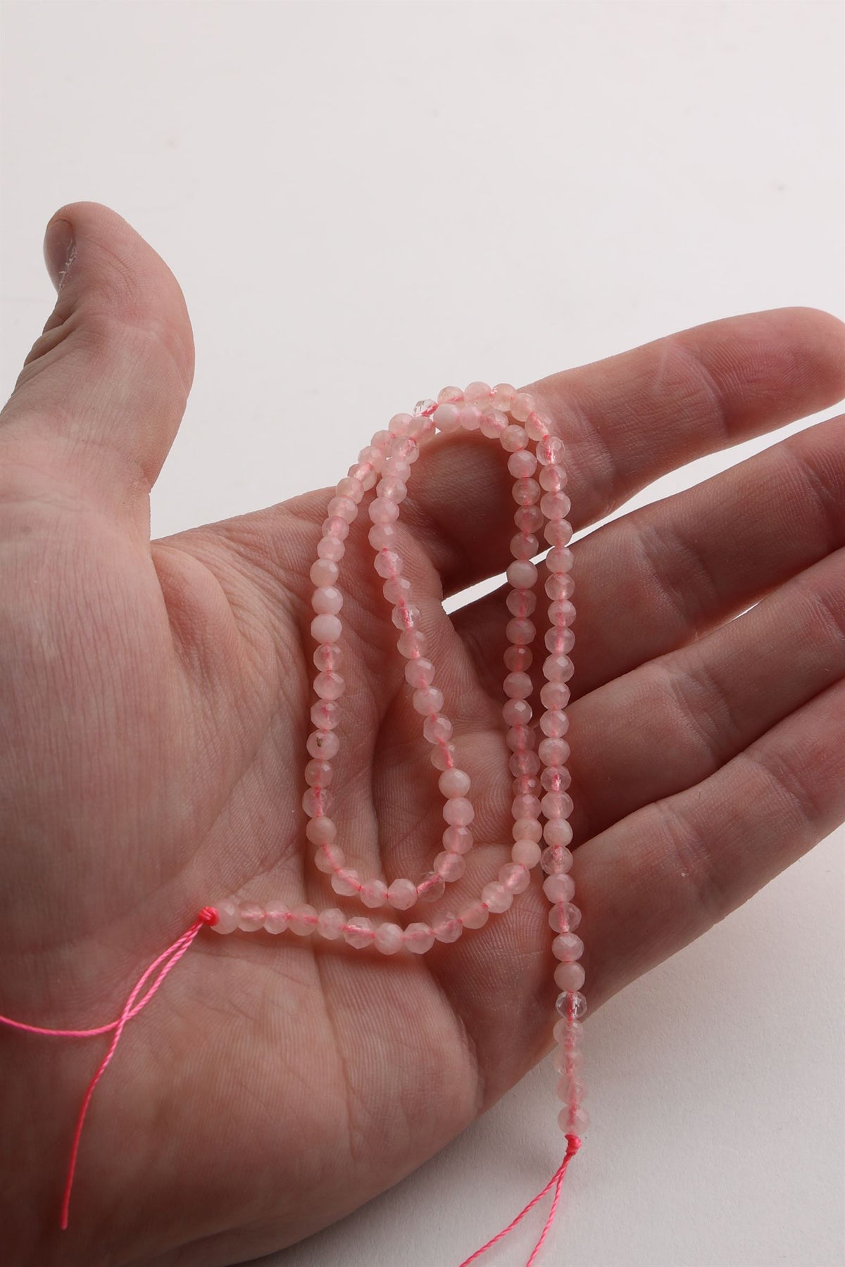 4MM Faceted Rose Quartz