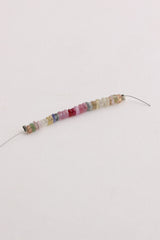 Multi Colored Sapphire Bead Strand (28 Beads)