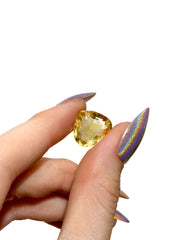 Faceted Citrine Cab - Forgotten Rarities