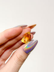 Faceted Citrine Cab - Forgotten Rarities