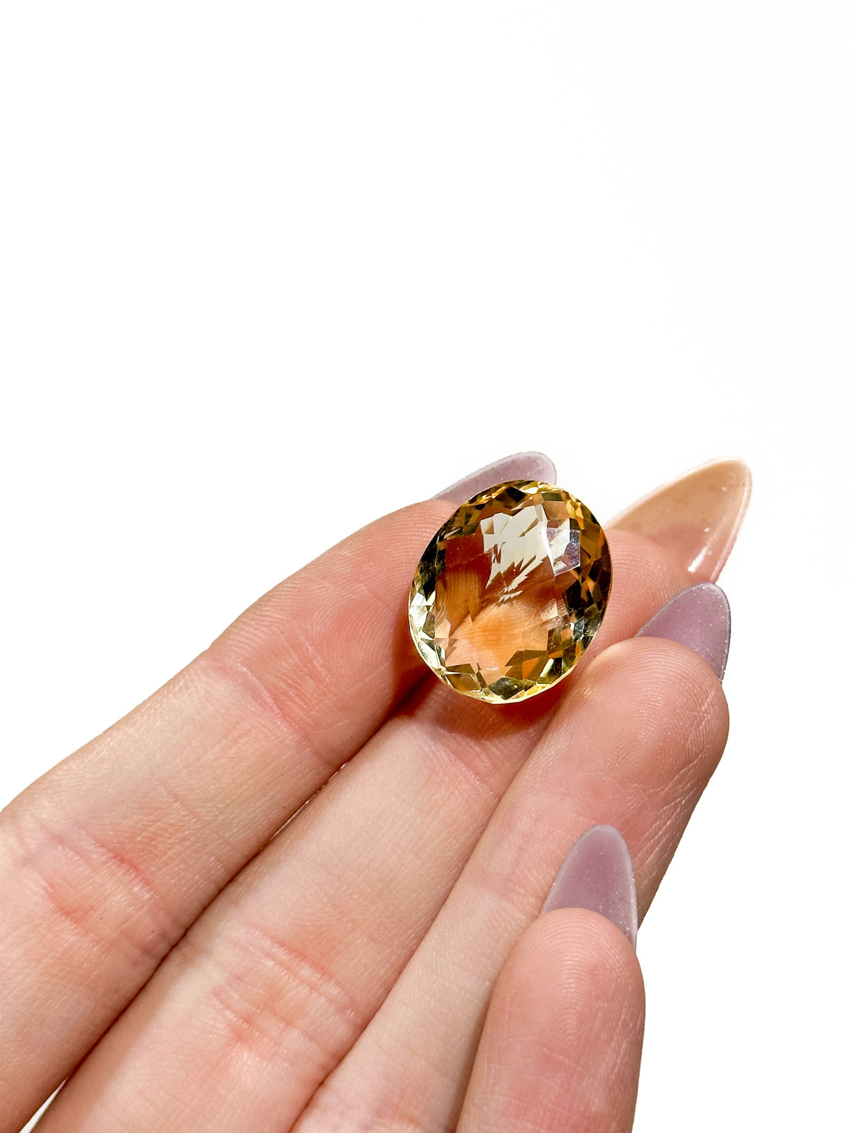 Faceted Citrine Cab - Forgotten Rarities