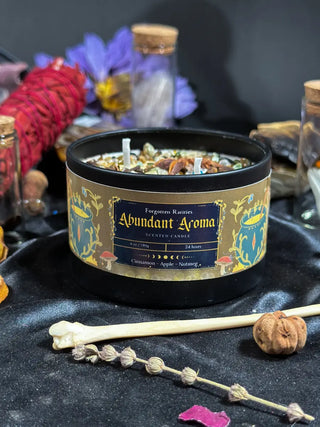 Abundant Aroma – Hand-Poured Soy Candle 💰✨