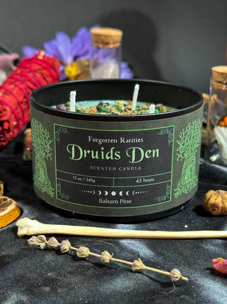 Druid’s Den – Hand-Poured Soy Candle 🌿🛡️