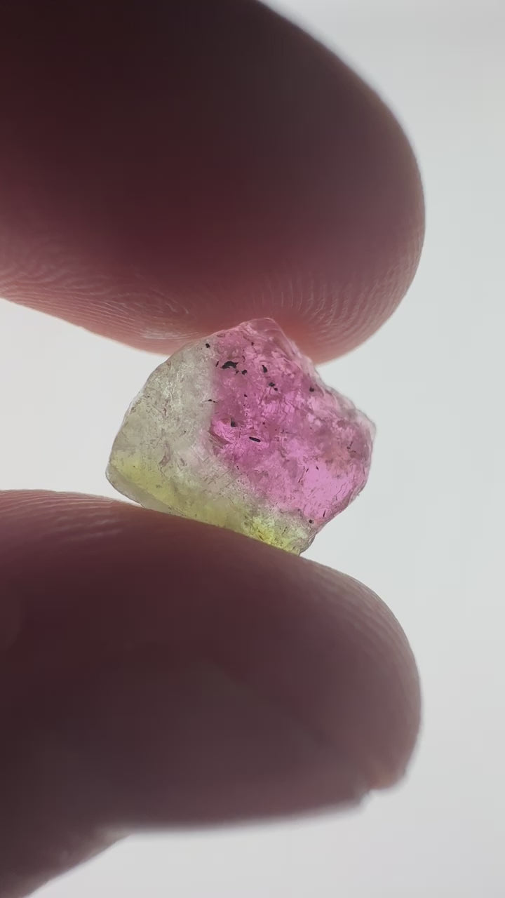 Watermelon Tourmaline Slice