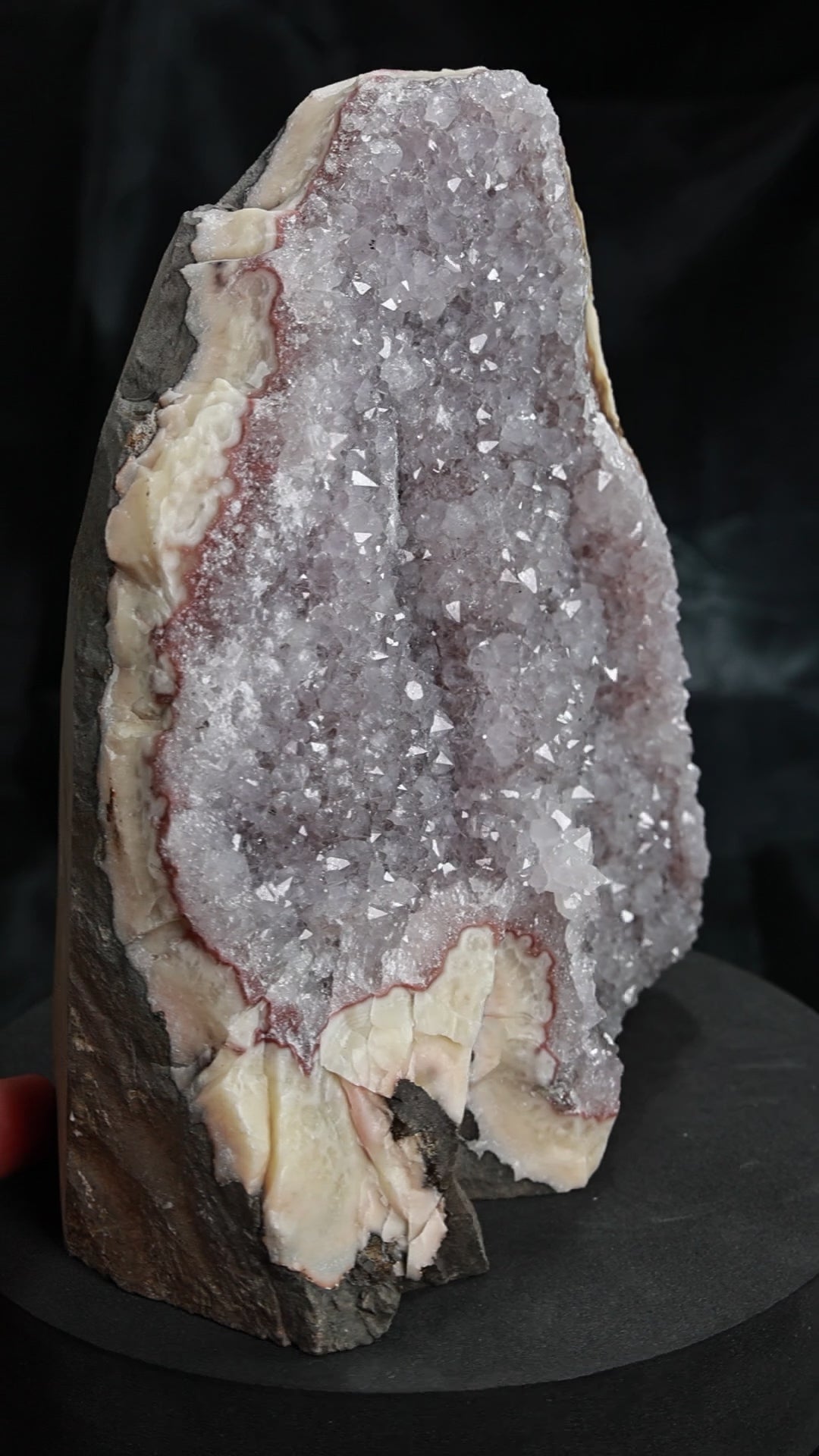 Nebula Amethyst Cut Base | Large