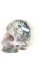 Moss Agate 2" Skull