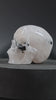 Tourmaline Quartz Skull Carving