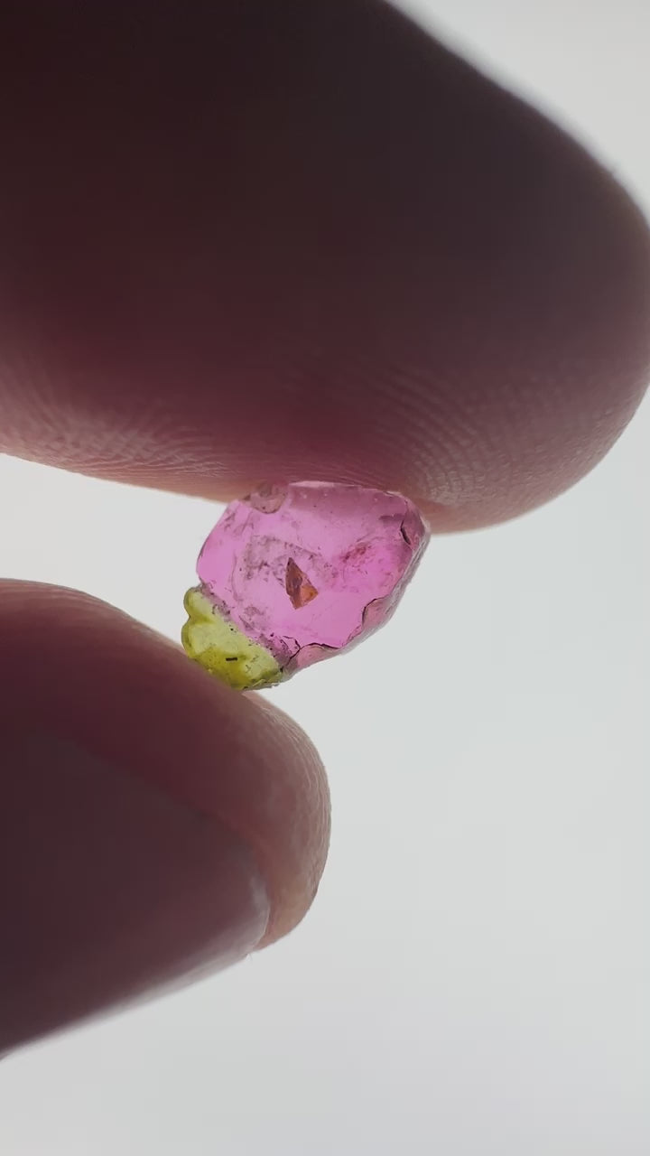 Watermelon Tourmaline Slice