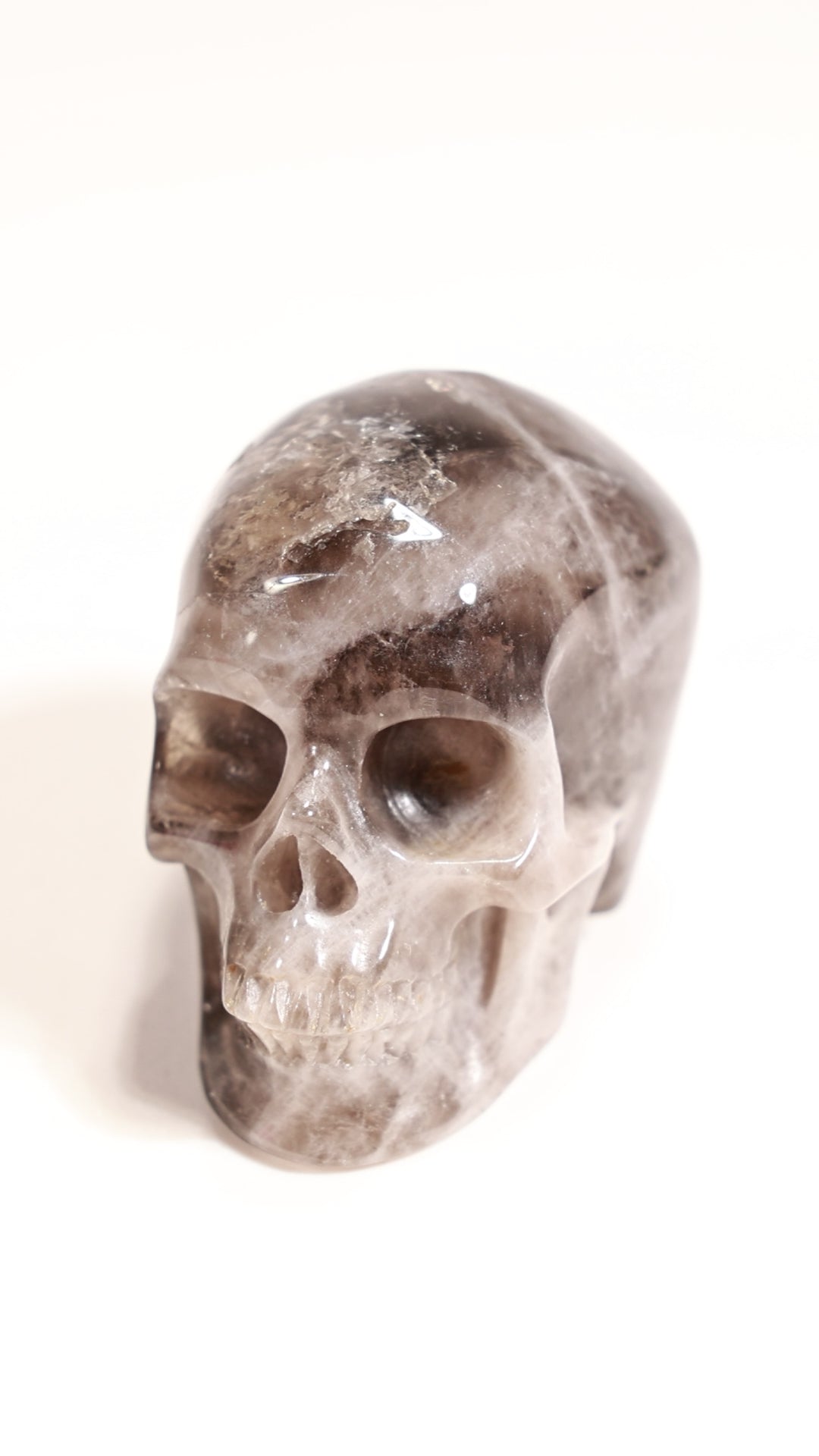 Smoky Quartz 2" Skull