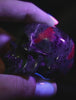 Ruby Zoisite Skull Carving