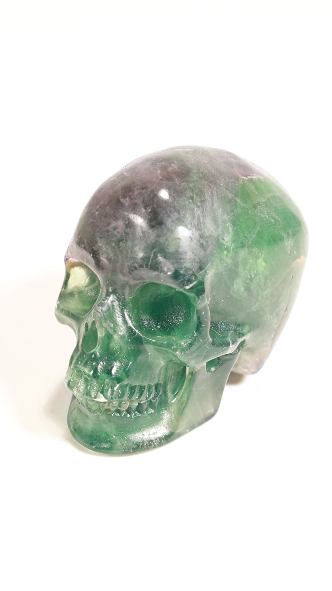 Fluorite 2" Skull