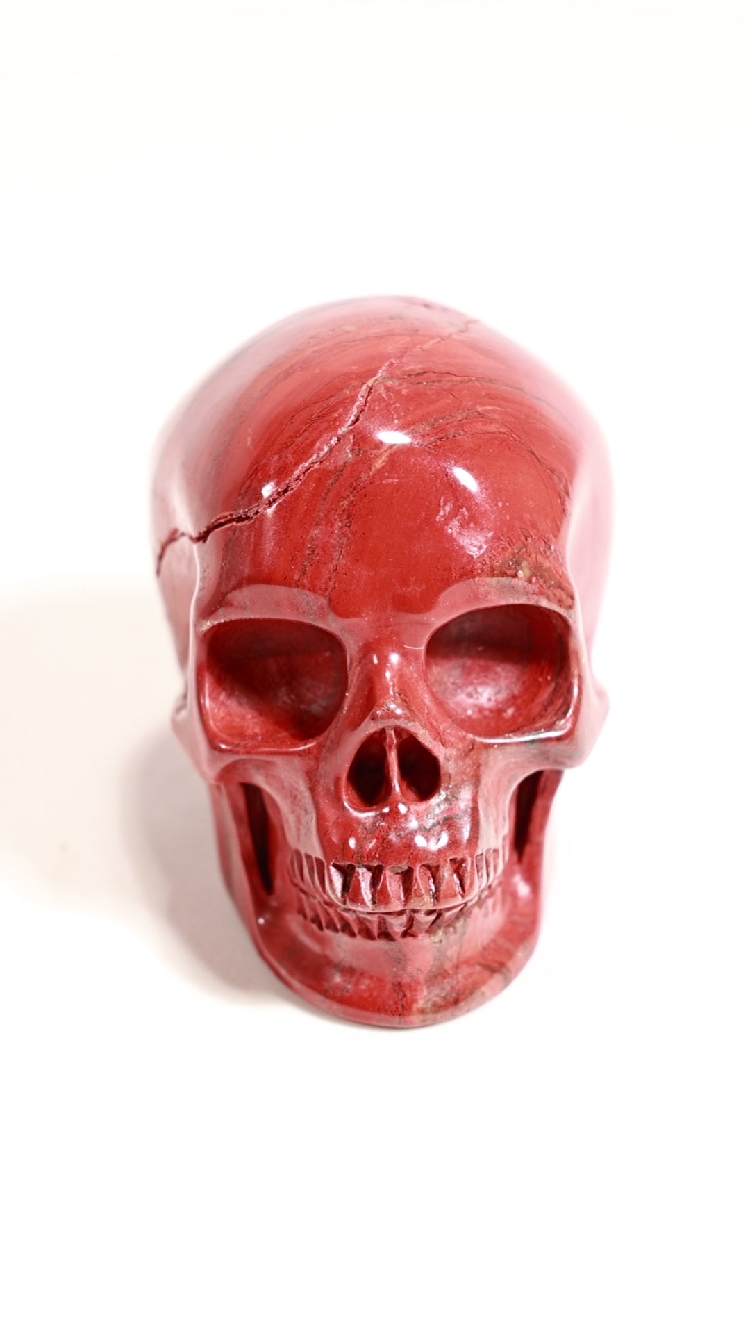 Red Jasper 2" Skull