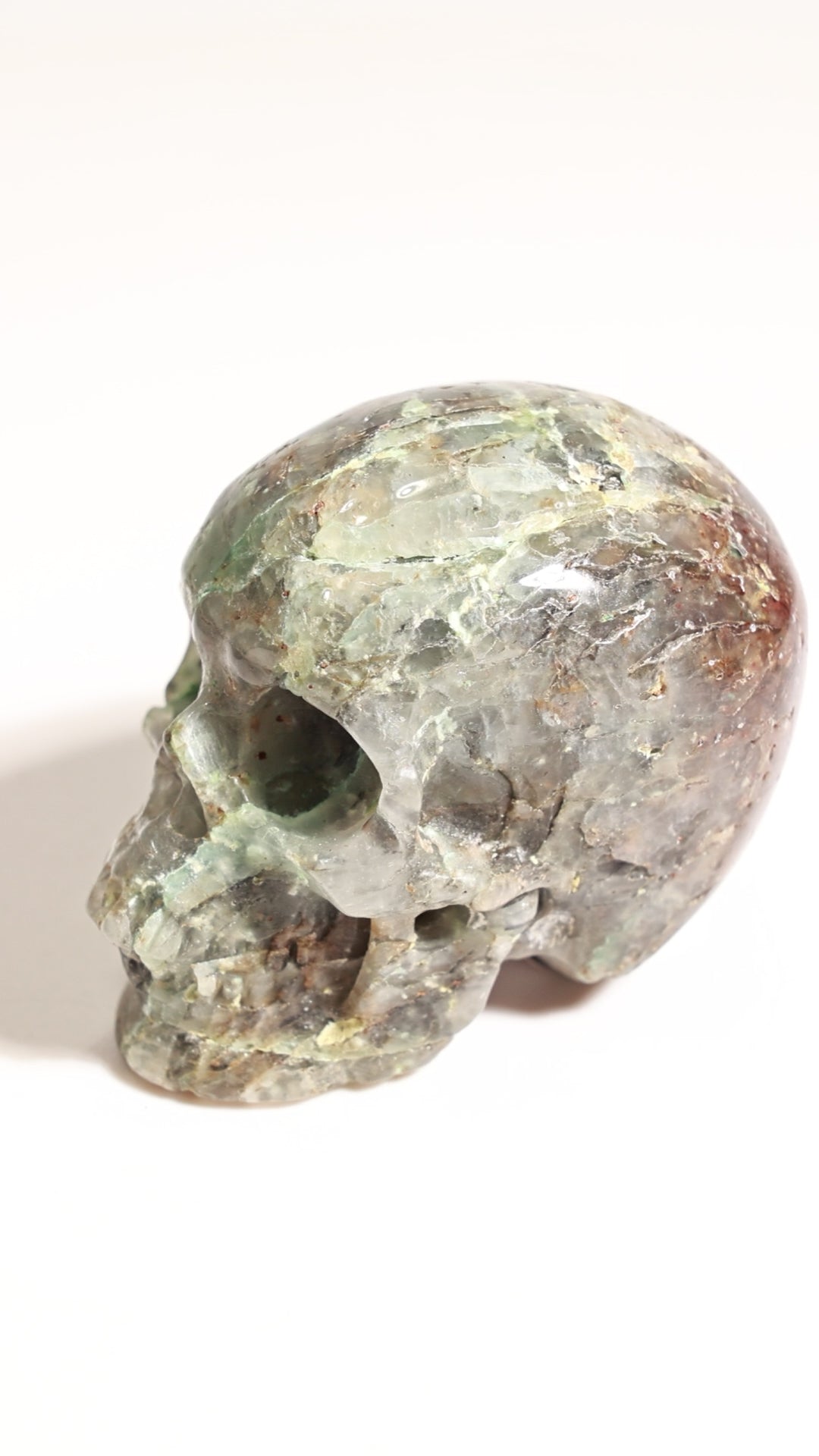 Chrysoprase 2" Skull