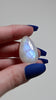 -AAA GRADE - Rainbow Moonstone Cab (Drilled)