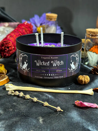 Wicked Witch – Hand-Poured Soy Candle 🖤🔮